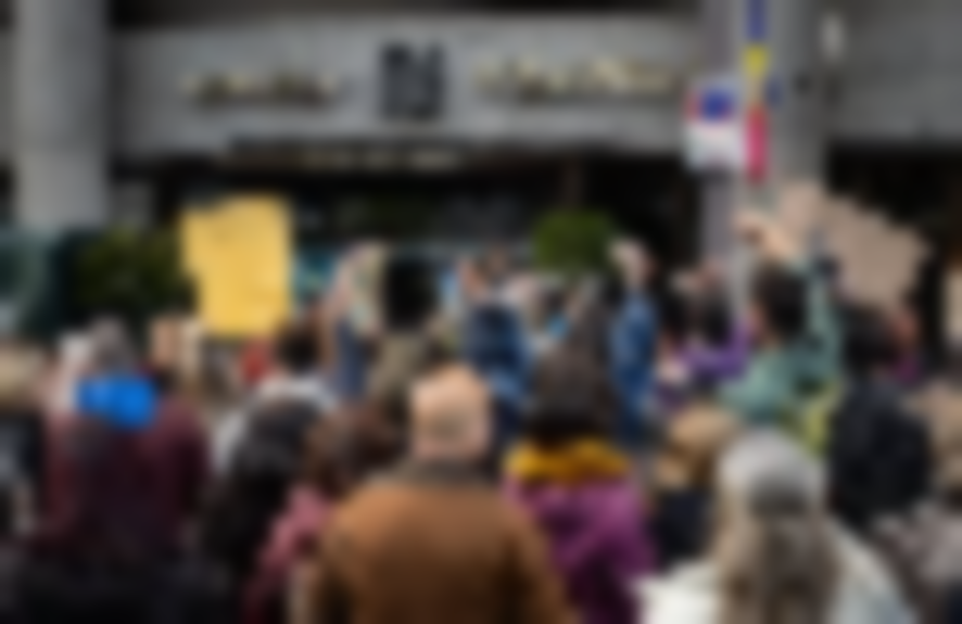 Concentració de SHA davant l'edifici del Govern d'Andorra