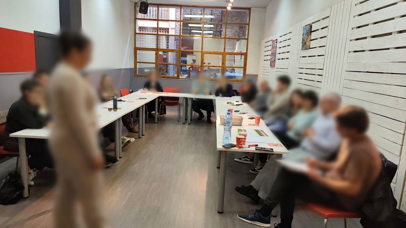 Assemblea del Sindicat d'Habitatge d'Andorra en una reunió col·lectiva